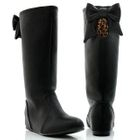 Lane172 - Bow-Back Wedge Tall Boots