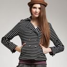OrangeBear - Double-Breasted Striped Jacket