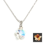 6thJune - Charming Necklace with Swarovski Sparkling Crystal (Sparkling Clear Flower)