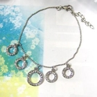 Angelove - Rhinestone Circle Bracelet