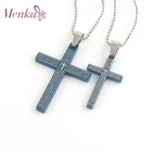 Menku - Printed Cross Pendant