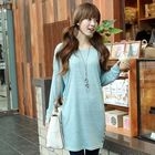 CLICK - Drop Shoulder Button-Side Top