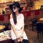 PUFFY - Asymmetric-Hem Short-Sleeve Top