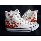 HVBAO - 'Red Lotus' High-Top Sneakers
