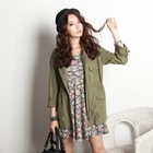 HARU - Drawstring-Waist Parka