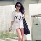 PUFFY - Hooded Print T-Shirt