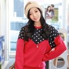 CLICK - Polka-Dot Yoke Pullover