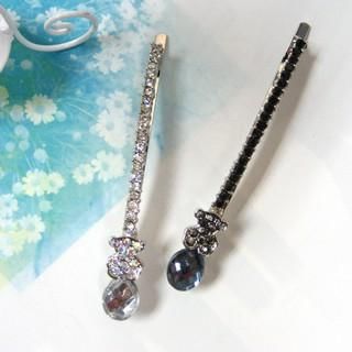 Rhinestone Bear Hairpin Rhinestone Bear Hairpin
