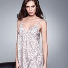 Moonbasa - Lace-Trim Cross-Back Nightgown