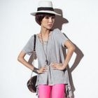 1313 - Asymmetric Hem Short-Sleeve Tee
