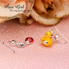 Miss Girl - Earrings Hoops  (Excluding Charm)
