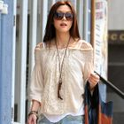 SOHO Central - Lace-Detail Blouse