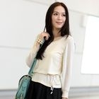 prischu essentials - Pleated Sleeve Top