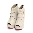 Koo - Peep-Toe Ankle Boots