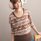 CatWorld - Patterned Cropped Top