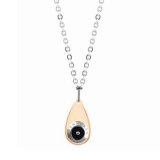 Droplet Diamond Pendant Necklace