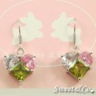 Sweet & Co. - Austrian Crystal Heart Earrings