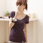 F-DNA - Mock Two-Piece Short Sleeve T-Shirt