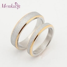 Menku - Metallic Trim Glittered Ring