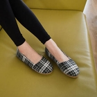 Ni-kiyo - Fleece-Lined Plaid Flats