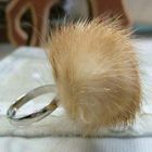 MyLittleThing - Little Faux-Fur Ring (Brown)