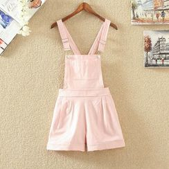 Clementine - Plain Pinafore Playsuit Clementine - Plain Pinafore Playsuit