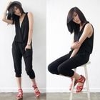 Sunbijou - V-Neck Jumpsuit