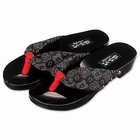 Mizutori - Black Wood Sandals