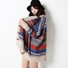 kenzi w - Toggle Button Patterned Boxy Cardigan