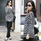 Jcstyle - Dolman Sleeve Striped Top