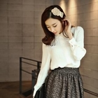 STYLEKELLY - Studed Collar Tip Shirt