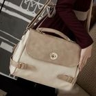 PG Beauty - Two-Tone Twist-Lock Satchel