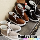 Monkey Shop - High-Top Faux-Suede Sneakers