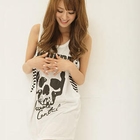 Kiwi Shop - Skull Print Hooded Tank Dress