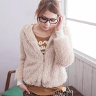 CatWorld - Faux-Shearling Hooded Zip Jacket