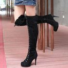 Smoothie - Lace-Up Over-The-Knee Boots