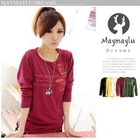 Maymaylu Dreams - Long Sleeve Scoop Neck Print Tee