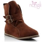 Nongli - Fleece-Lining Shoe Boots