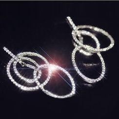 Nanazi Jewelry - 水鑽耳環 Nanazi Jewelry - 水鑽耳環
