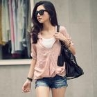 PUFFY - Set: One-Button Dotted Blouse + Camisole