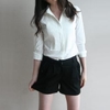 Elli's Cabinet - Long-Sleeve Pintuck Blouse 