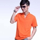 O.SA - Stand-Collar Buttoned T-Shirt