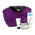 Lancome - Travel Set: Cleansing Fluid + Eye Cream + Genifique + Bag
