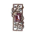Briolette - Jeweled 'Sprays of a Flower' Brooch