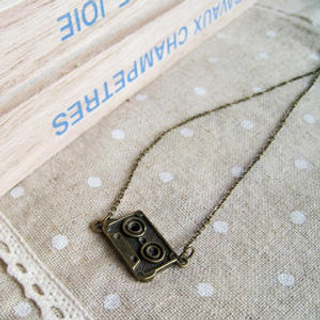 Copper Cassette Short Necklace