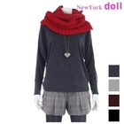 NewYork doll - Boatneck Knit Top