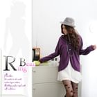 RingBear - Two-Button Hooded Cardigan