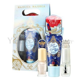 Majolica Majorca Hand Treatment Set (3 items): Hand Cream 40g + Nail Color 4.5ml + Nail Top Coat 4.5ml