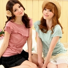 Tokyo Fashion - Short-Sleeve Frilled T-Shirt