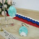 MyLittleThing - Elegant Lace Bead Earrings(green)